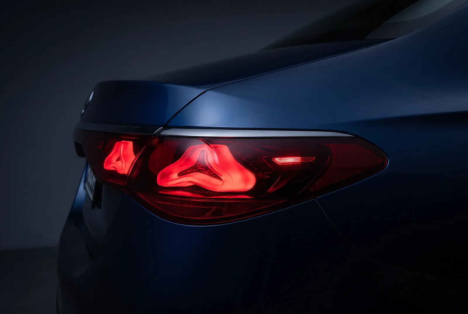 Detail van een Mercedes-Benz E-klasse