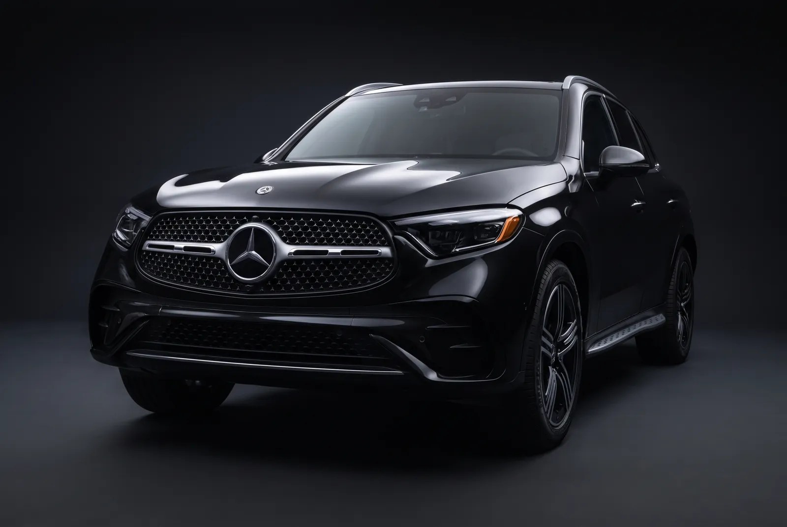 Detail van een Mercedes-Benz GLC